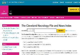 Cleveland News Index homepage picture