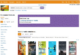Novelist Plus Homepage screen shot