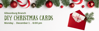 DIY Christmas Cards at the Gibsonburg Branch